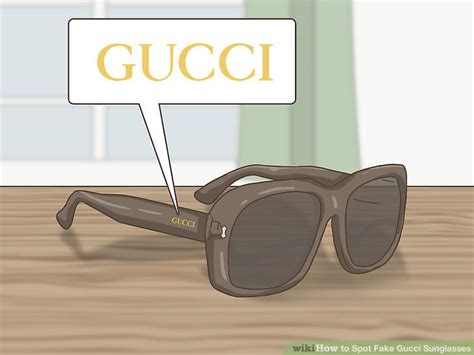 how to spot fake gucci sunglasses with pictures wikihow|authentic gucci sunglasses excellent condition.